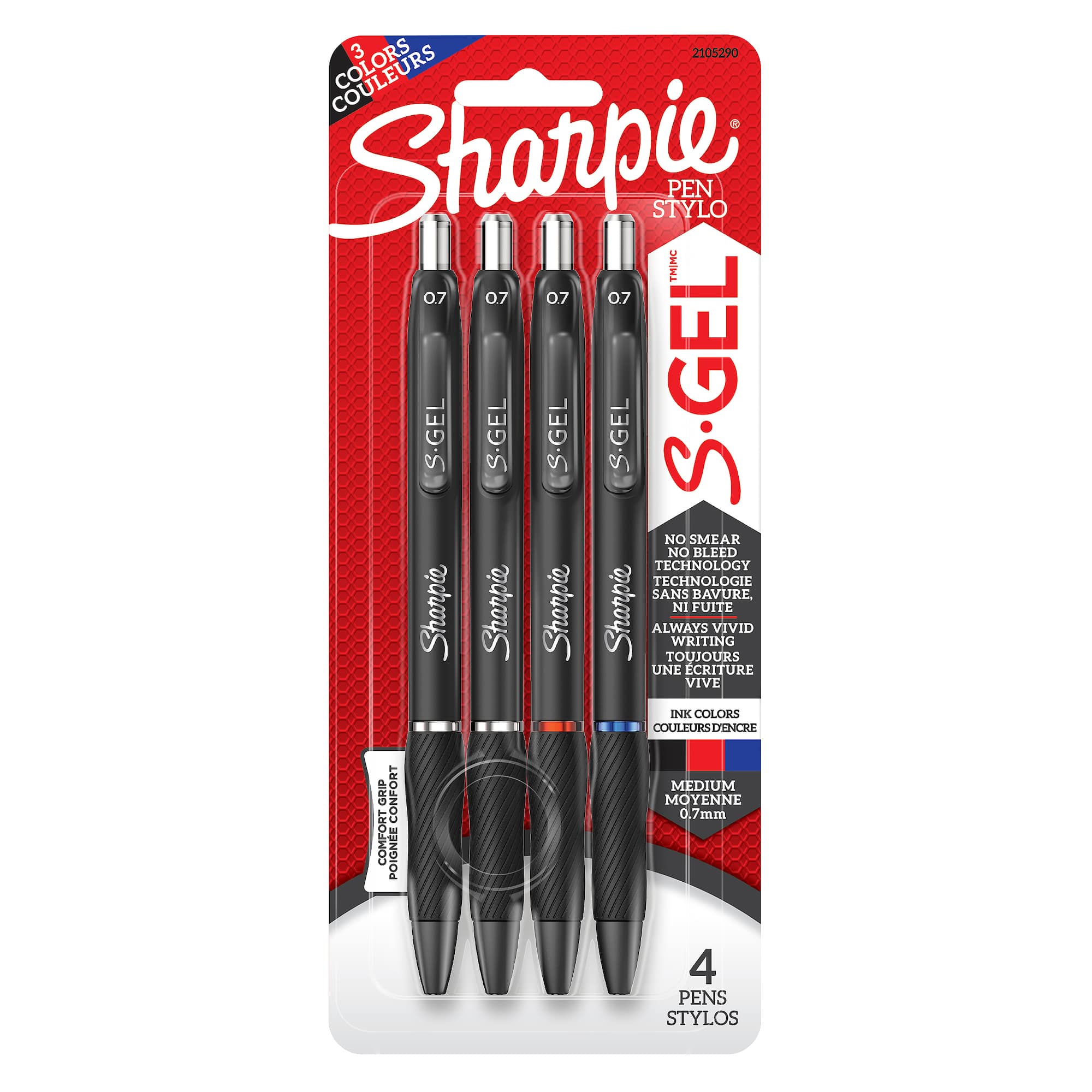 Sharpie® S-Gel™ 0.7mm Gel Pens